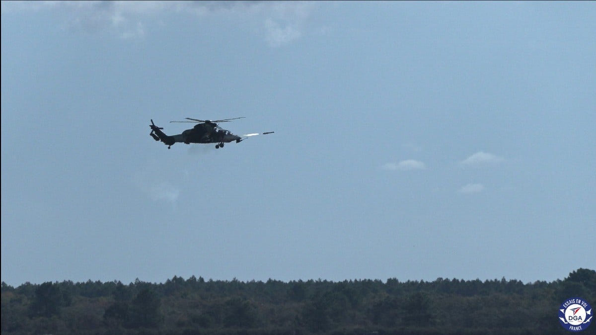 France Test-Fires Akeron LP Missile From Tiger With Lock-On Before Launch