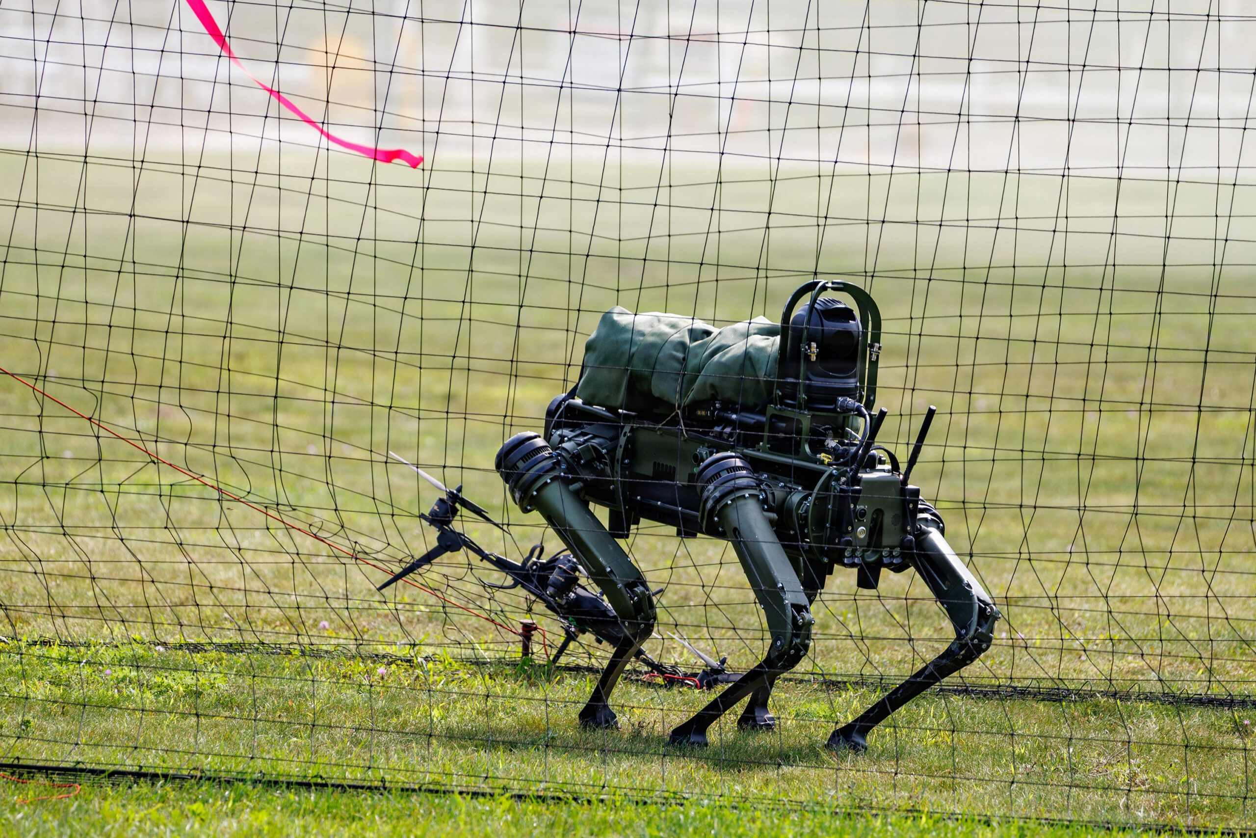 US Military Robot Dogs Expand Into Counter-Drone, Medical and Armed Patrol Roles