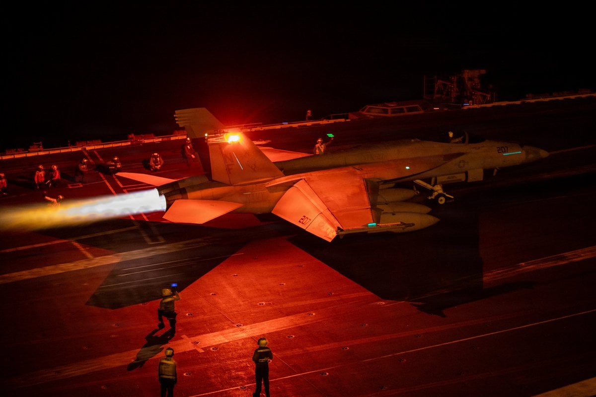 USS George Washington Flies Sorties 3 Weeks After Iran’s Hit Claim