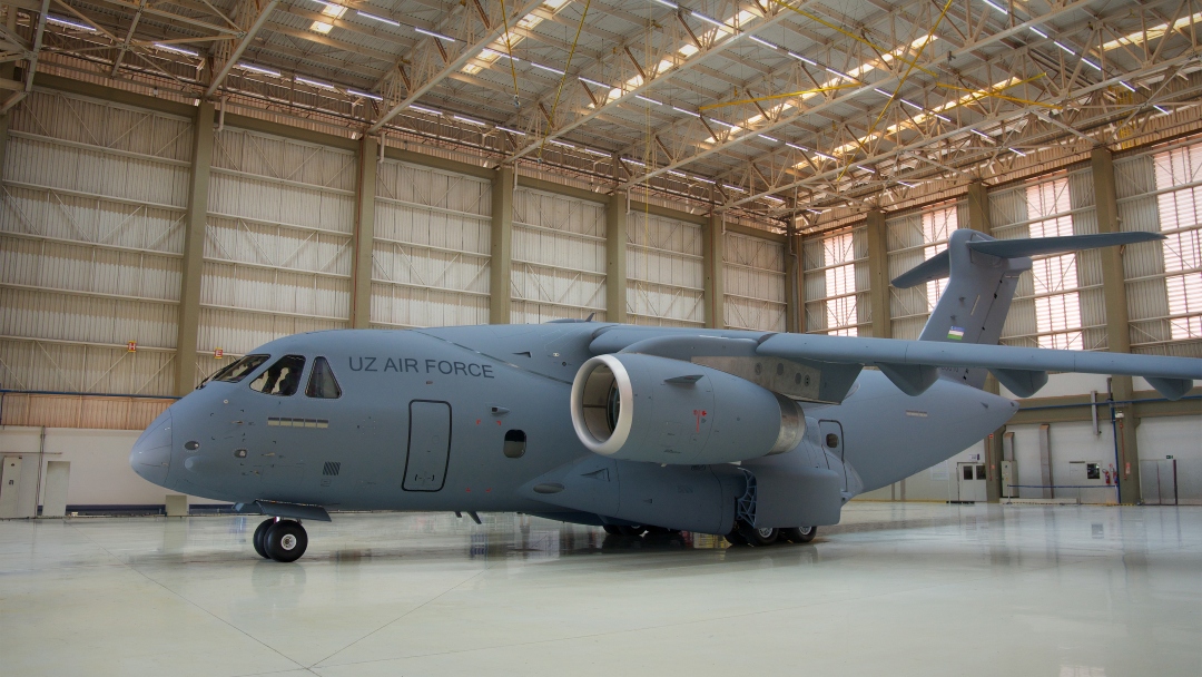 Uzbekistan Receives First C-390 as 26-Ton Jet Joins Soviet-Era Fleet
