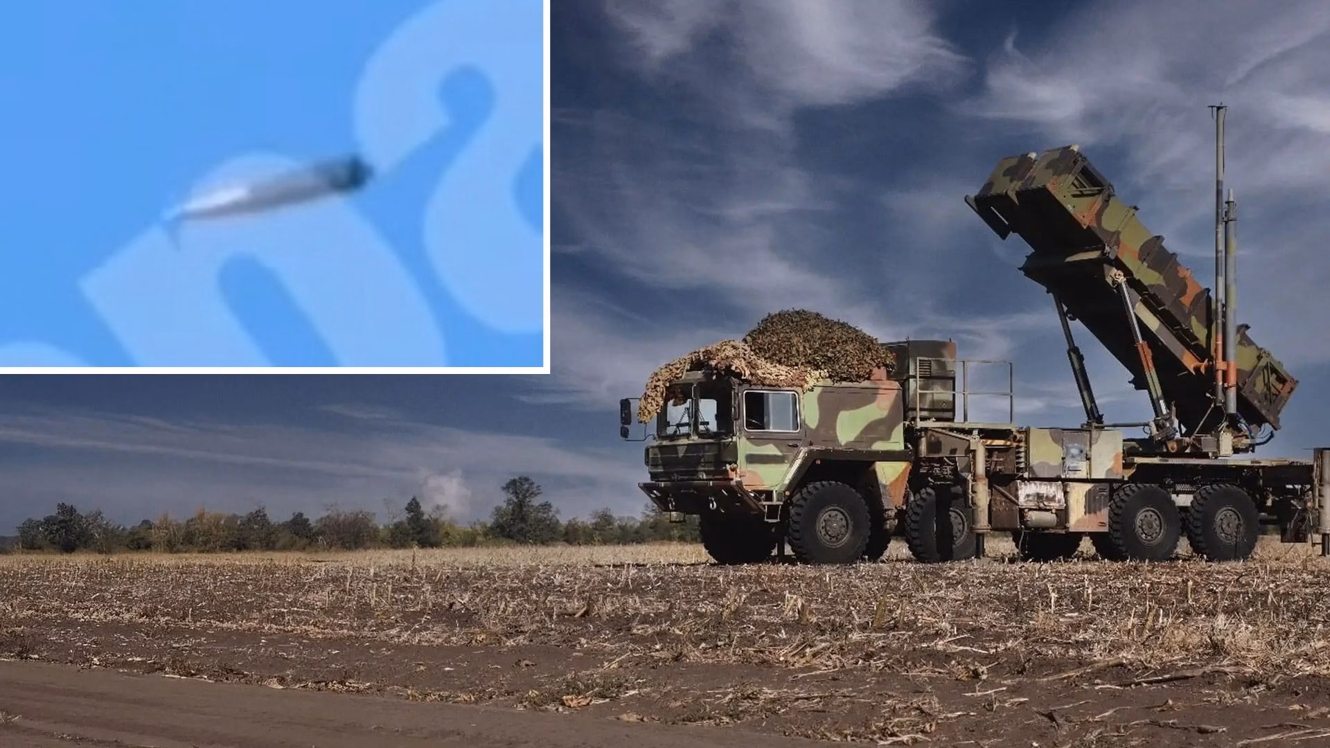 Ukraine Downs One of Two 3M22 Zircon Missiles Over Kyiv With Patriot