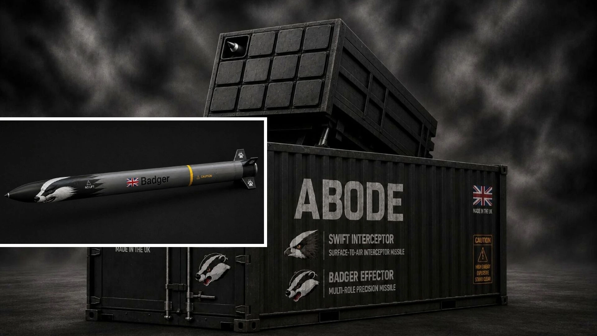 UK Startup Unveils Badger Mk1 Strike Missile and Container Launcher