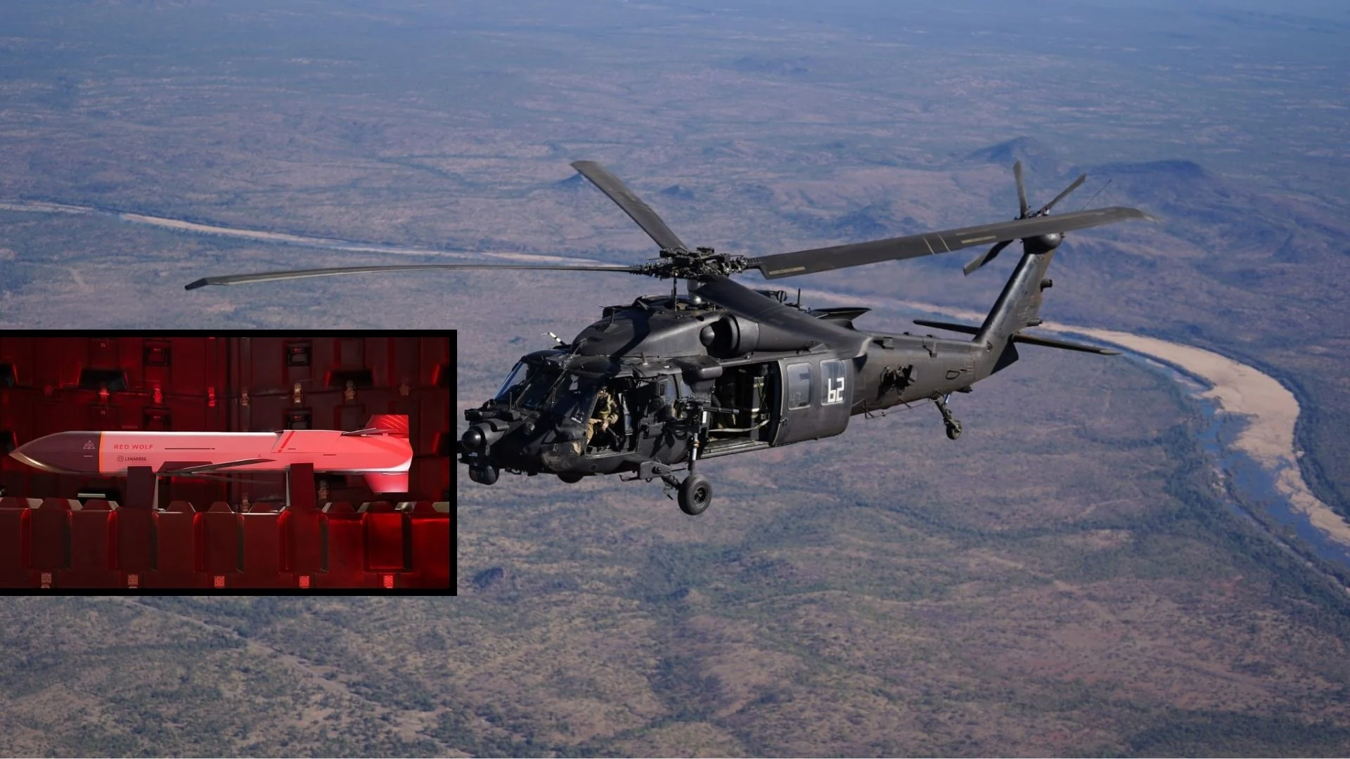 L3Harris Red Wolf Flies From Army MH-60 Black Hawk in First Special Operations Test