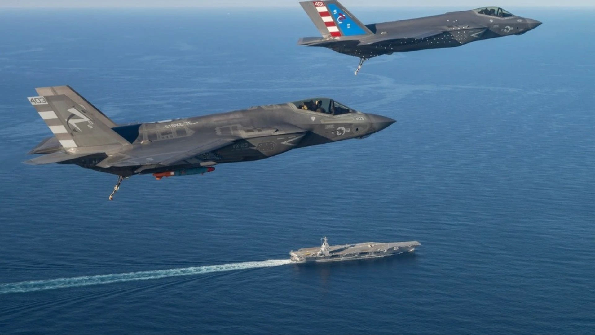 US Navy Completes First F-35C Ford-Class Landing Aboard John F. Kennedy Aircraft Carrier