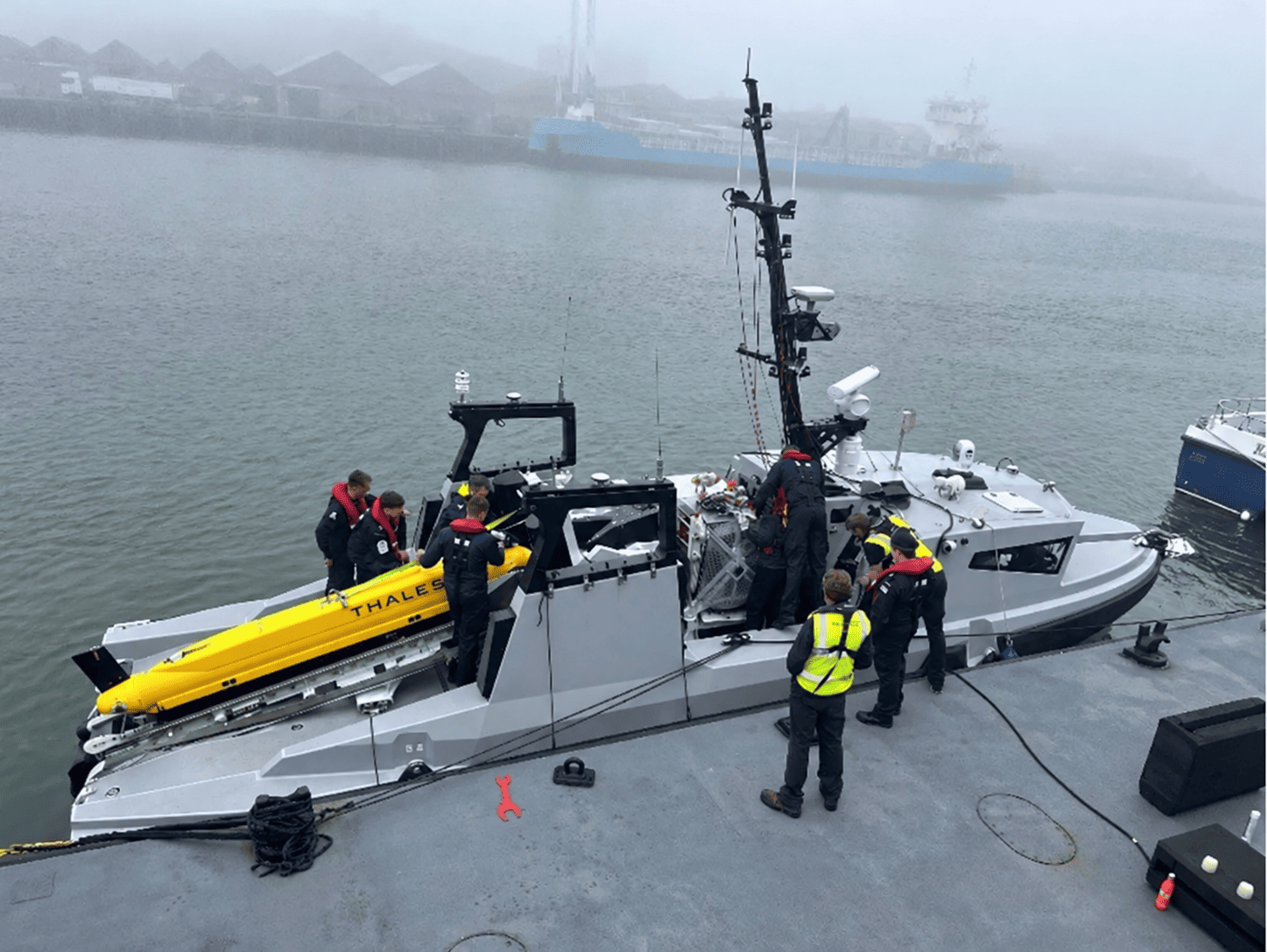 Royal Navy Mine Warfare Squadron Takes Autonomous MMCM, SeaCat to Sea