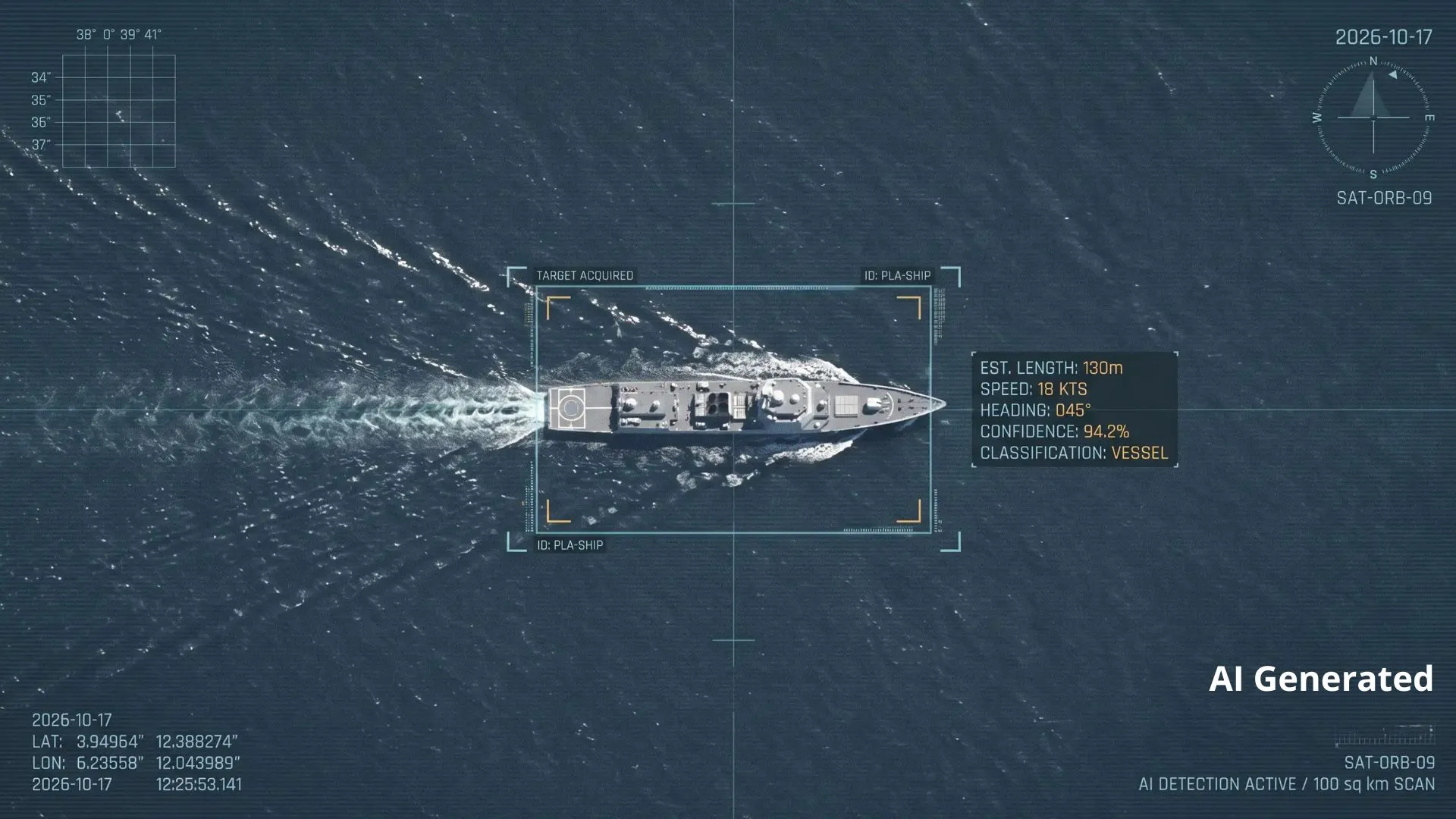 Taiwan Orders AI Satellite Imagery System to Spot PLA Ships and Launchers in Minutes
