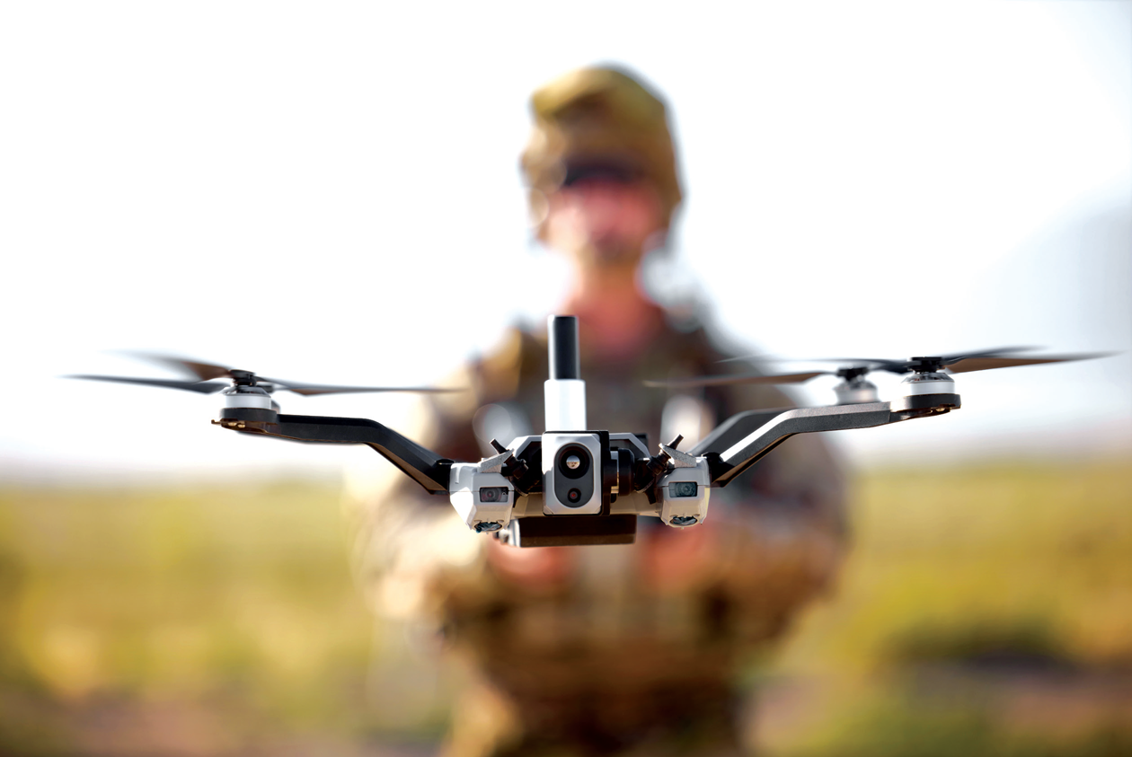 Washington Guard Flies Black Widow and Bumblebee as Mortar Drone Spotters