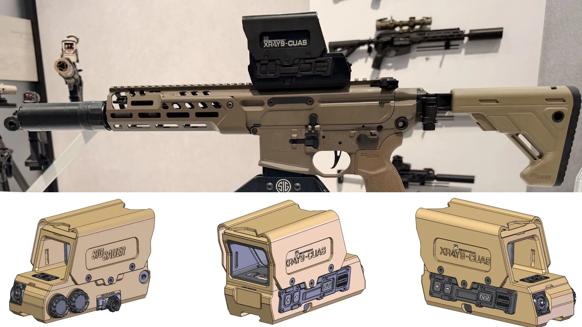 US Gunmaker SIG Sauer Unveils XRAY9-CUAS Counter-Drone Optic With 300-Yard Reach
