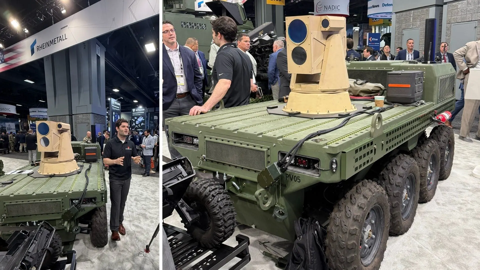 US Startup’s Archimedes Laser Arms Rheinmetall Army Cargo Robot Against Drones