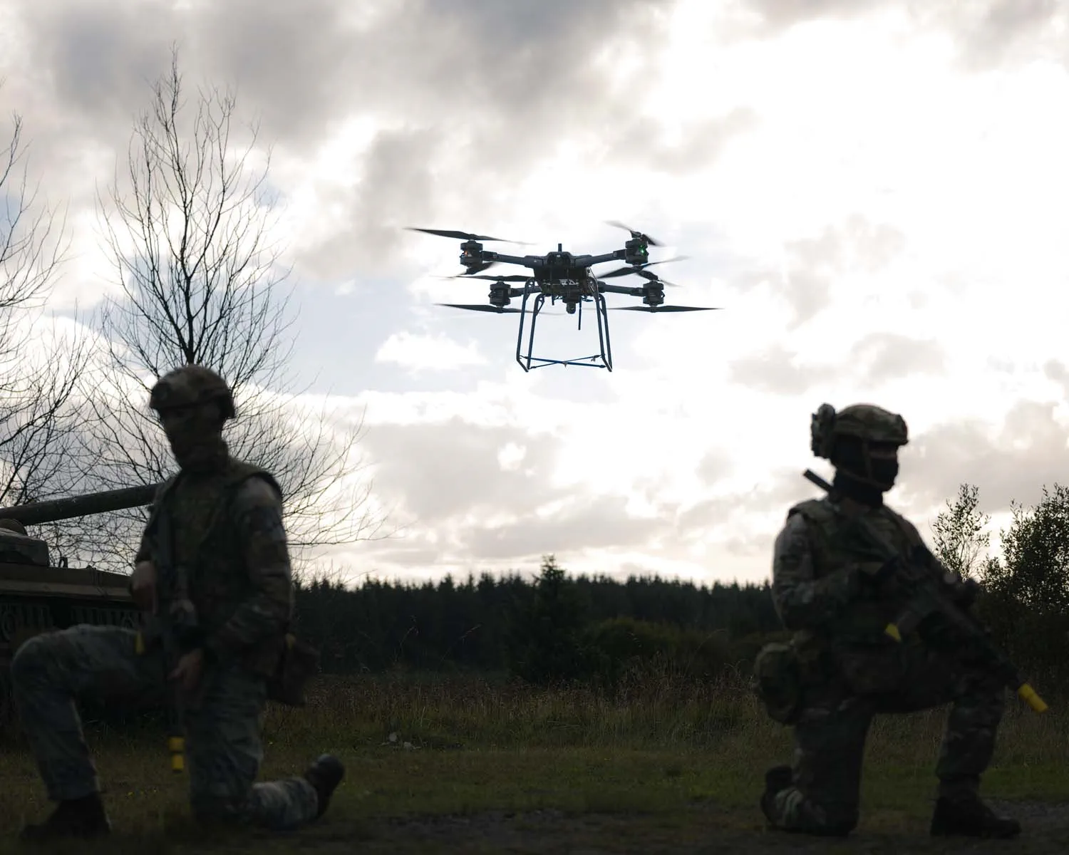 Royal Marines Drone Teams Train to Launch T-150 Resupply Drones in Three Minutes to Evade Enemy Detection
