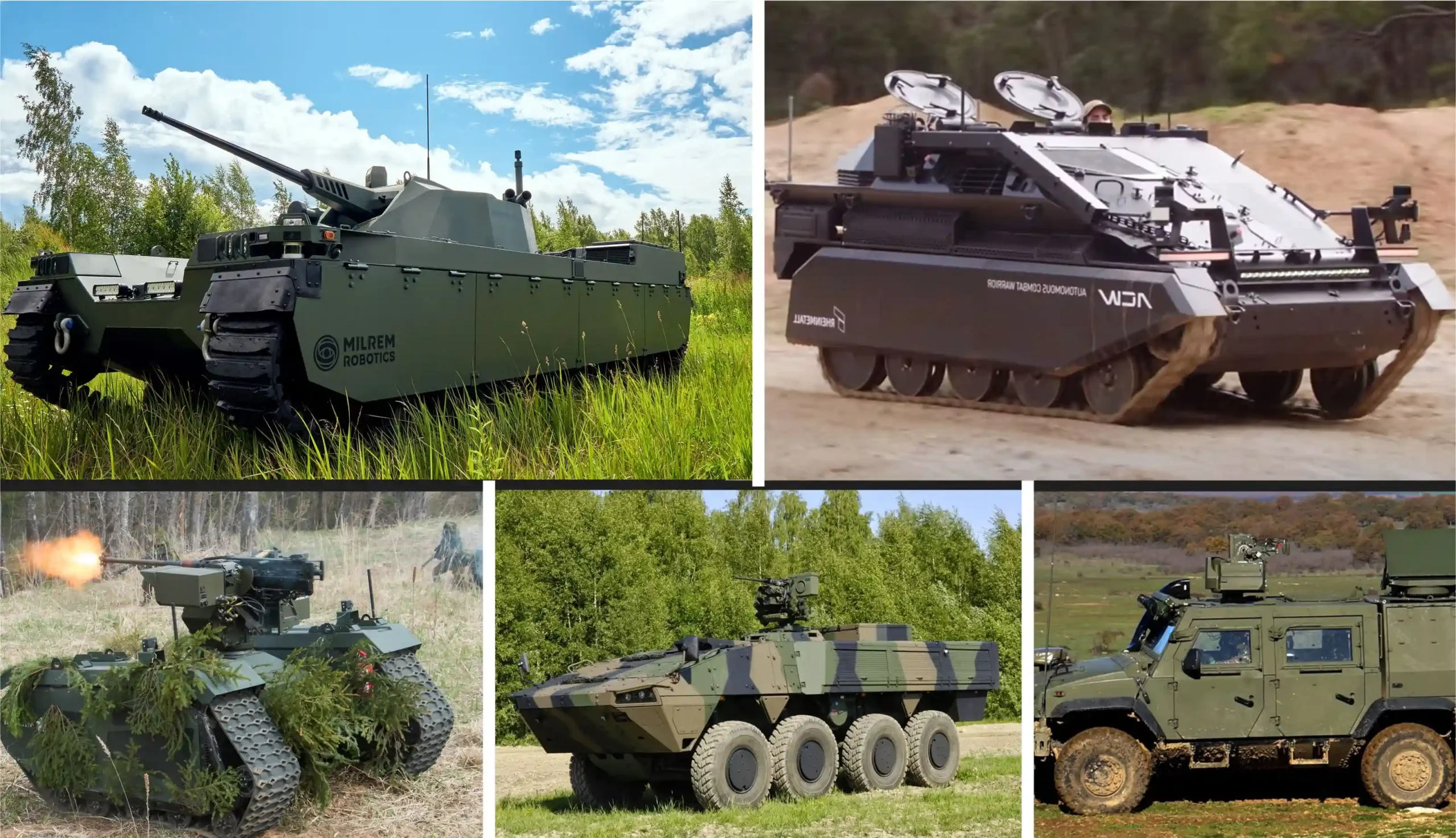 Combat Unmanned Ground Systems From Six Nations Operate as One in EDA’s Final CUGS Demo