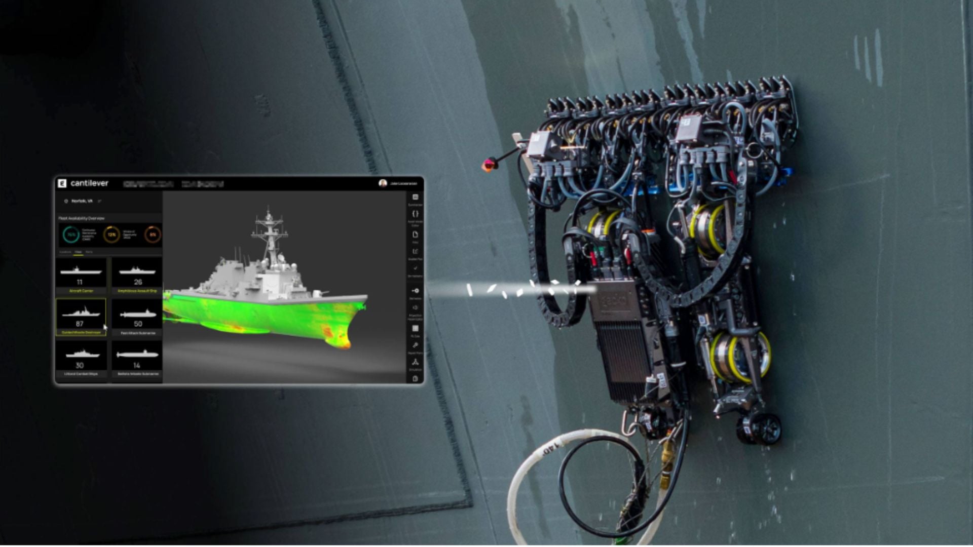 US Navy Quadruples Gecko Robotics Contract to $300M to Find Warship Damage Before Drydock