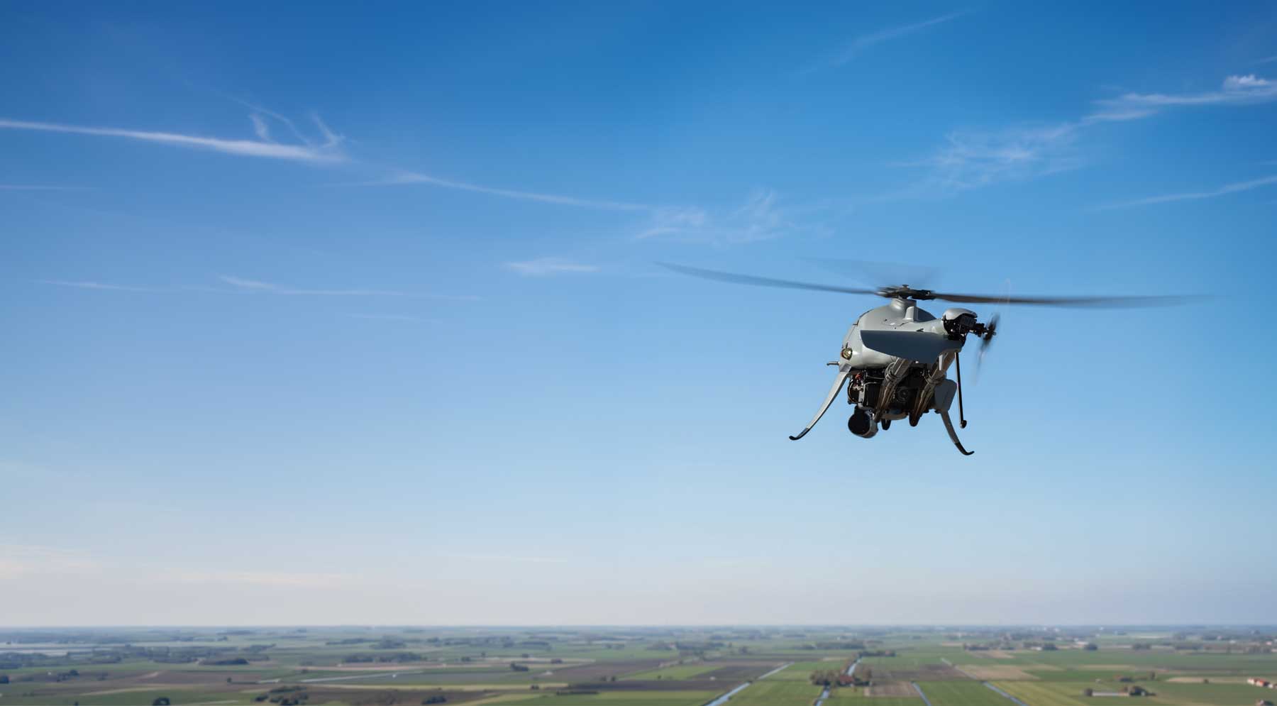 Dutch High Eye Airboxer Unmanned Helicopter Flies 4.5 Hours Carrying Maritime Surveillance Gear