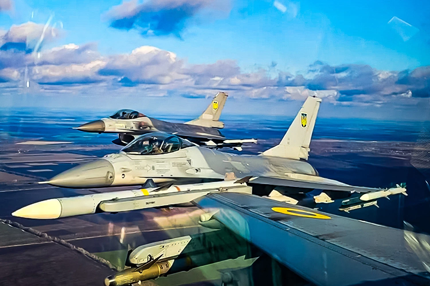 Ukrainian F-16 Fleet Hunts Russia’s Jet-Powered Drones With Half Its Jets Grounded
