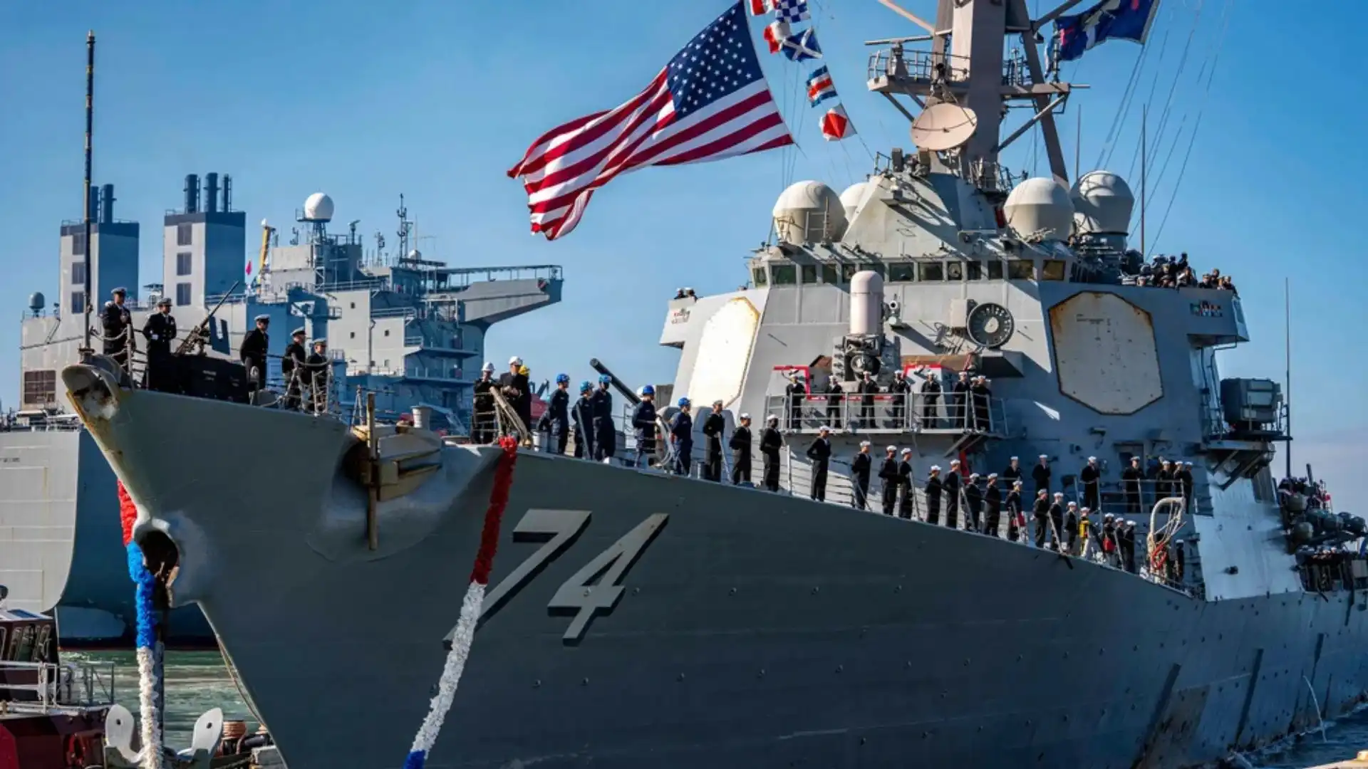 USS McFaul Returns to Norfolk From 11-Month Epic Fury Deployment Escorting Three Carrier Groups