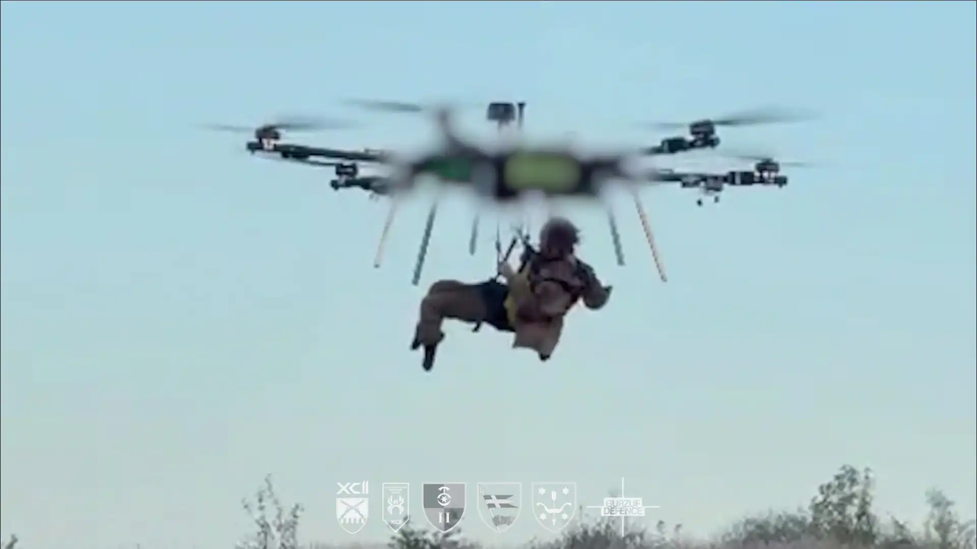 Ukraine Claims First Drone Casualty Evacuation as Hexacopter Lifts Soldier From Kill Zone