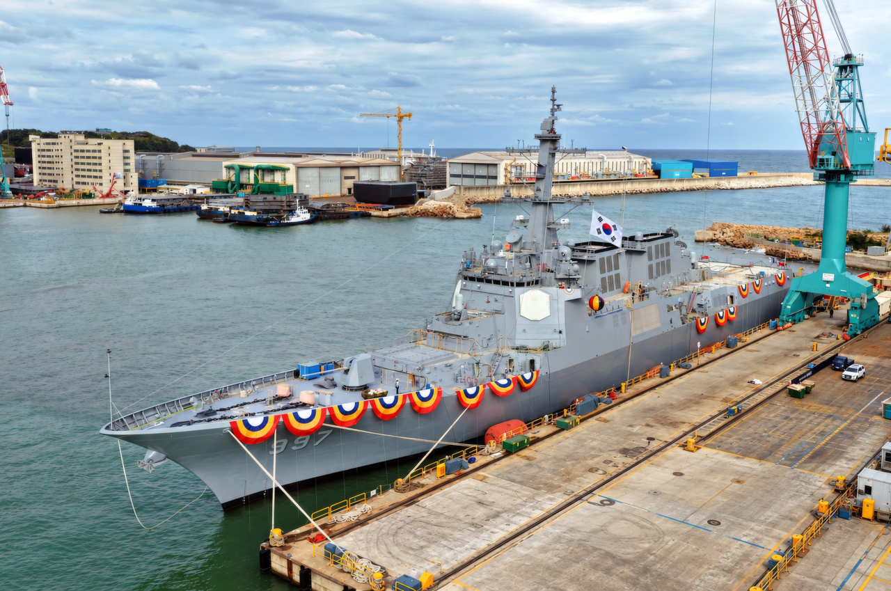 South Korea Launches Final KDX-III Batch-II Destroyer With 88 VLS Cells