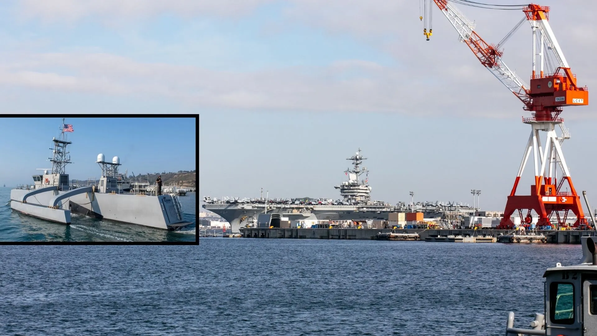 US Navy’s Seahawk Unmanned Surface Vessel Is First to Deploy With a Carrier Strike Group