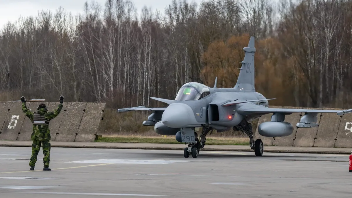 Swedish Gripen Fighters to Guard Poland’s Ukraine Aid Hub From October
